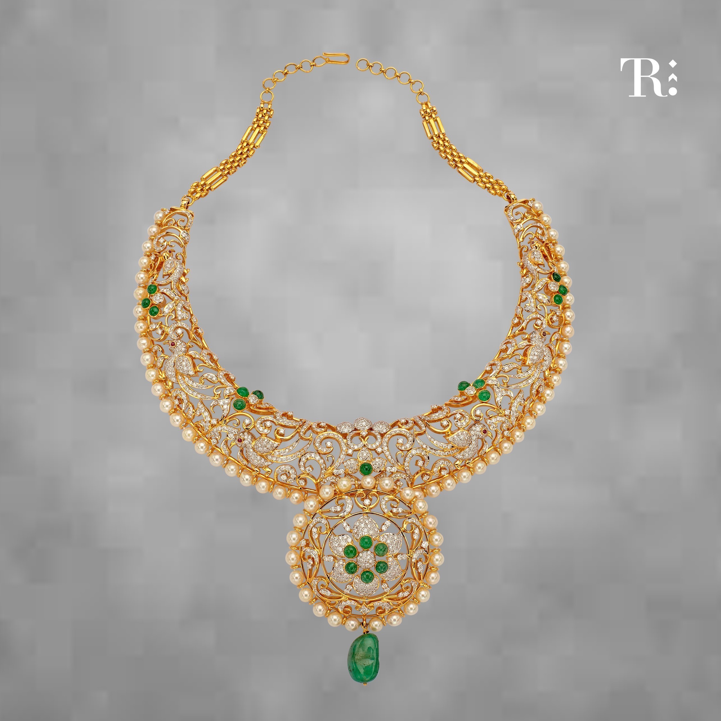 diamond kanthi necklace